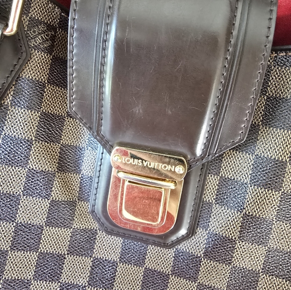 Louis Vuitton Ebene Damier Griet Satchel Bag - Picture 16 of 16